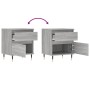 Nachttisch 2 Stk. Sonoma graues Holzwerkstoff 40x35x50 cm von vidaXL, Nachttische - Ref: Foro24-830665, Preis: 77,59 €, Rabat...