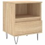 Nachttische, 2 Stück, Holzwerkstoff, Sonoma-Eiche, 40 x 35 x 50 cm von vidaXL, Nachttische - Ref: Foro24-830627, Preis: 69,83...
