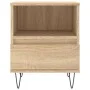 Mesitas noche 2 uds madera ingeniería roble Sonoma 40x35x50 cm de vidaXL, Mesitas de noche - Ref: Foro24-830627, Precio: 68,9...