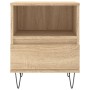 Nachttische, 2 Stück, Holzwerkstoff, Sonoma-Eiche, 40 x 35 x 50 cm von vidaXL, Nachttische - Ref: Foro24-830627, Preis: 69,83...