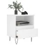 Bedside tables 2 units engineered wood white 40x35x50 cm by vidaXL, Nightstands - Ref: Foro24-830621, Price: 72,07 €, Discoun...