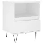 Bedside tables 2 units engineered wood white 40x35x50 cm by vidaXL, Nightstands - Ref: Foro24-830621, Price: 72,07 €, Discoun...