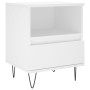 Nachttische 2 Stk. Ingenieurholz weiß 40x35x50 cm von vidaXL, Nachttische - Ref: Foro24-830621, Preis: 72,99 €, Rabatt: %