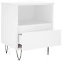 Nachttische 2 Stk. Ingenieurholz weiß 40x35x50 cm von vidaXL, Nachttische - Ref: Foro24-830621, Preis: 72,99 €, Rabatt: %