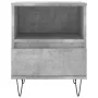 Mesitas noche 2 uds madera ingeniería gris hormigón 40x35x50 cm de vidaXL, Mesitas de noche - Ref: Foro24-830629, Precio: 68,...