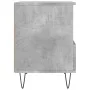 Mesitas noche 2 uds madera ingeniería gris hormigón 40x35x50 cm de vidaXL, Mesitas de noche - Ref: Foro24-830629, Precio: 68,...
