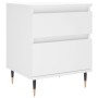 Mesita de noche madera contrachapada blanco 40x35x50 cm de vidaXL, Mesitas de noche - Ref: Foro24-830652, Precio: 49,77 €, De...