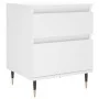 Mesita de noche madera contrachapada blanco 40x35x50 cm de vidaXL, Mesitas de noche - Ref: Foro24-830652, Precio: 49,09 €, De...