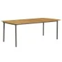 Set de muebles de comedor de jardín 9 piezas de ratán PE gris de vidaXL, Conjuntos de jardín - Ref: Foro24-3072506, Precio: 6...