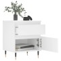 Mesita de noche madera contrachapada blanco 40x35x50 cm de vidaXL, Mesitas de noche - Ref: Foro24-830652, Precio: 49,77 €, De...