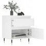 Mesita de noche madera contrachapada blanco 40x35x50 cm de vidaXL, Mesitas de noche - Ref: Foro24-830652, Precio: 49,09 €, De...