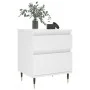 Mesita de noche madera contrachapada blanco 40x35x50 cm de vidaXL, Mesitas de noche - Ref: Foro24-830652, Precio: 49,09 €, De...