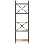 Estante de libros Roble Sonoma 56 x 34 x 171 cm