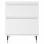 Mesita de noche madera contrachapada blanco 40x35x50 cm de vidaXL, Mesitas de noche - Ref: Foro24-830652, Precio: 49,09 €, De...