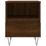 Bedside tables 2 units engineered wood brown oak 40x35x50 cm by vidaXL, Nightstands - Ref: Foro24-830635, Price: 70,13 €, Dis...