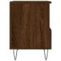 Bedside tables 2 units engineered wood brown oak 40x35x50 cm by vidaXL, Nightstands - Ref: Foro24-830635, Price: 70,13 €, Dis...