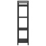 Estante de libros Roble Negro 56 x 34 x 133,5 cm en Librerías y estanterías | Comprar online en Foro24
