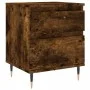 Nachttisch aus geräuchertem Eichenholzwerkstoff, 40 x 35 x 50 cm von vidaXL, Nachttische - Ref: Foro24-830662, Preis: 41,48 €...