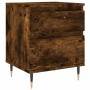 Nachttisch aus geräuchertem Eichenholzwerkstoff, 40 x 35 x 50 cm von vidaXL, Nachttische - Ref: Foro24-830662, Preis: 42,04 €...