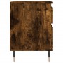 Nachttisch aus geräuchertem Eichenholzwerkstoff, 40 x 35 x 50 cm von vidaXL, Nachttische - Ref: Foro24-830662, Preis: 42,04 €...