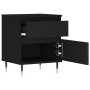 Nachttische 2 Stk. Holzwerkstoff schwarz 40x35x50 cm von vidaXL, Nachttische - Ref: Foro24-830655, Preis: 91,26 €, Rabatt: %