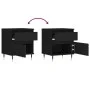 Nightstands 2 pcs engineered wood black 40x35x50 cm by vidaXL, Nightstands - Ref: Foro24-830655, Price: 89,83 €, Discount: %