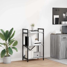 Estante de libros Gris Sonoma 56 x 34 x 96 cm