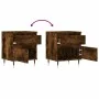 Nachttische 2 Stk. Rauchigeiche-Engineered-Holz 40x35x50 cm von vidaXL, Nachttische - Ref: Foro24-830663, Preis: 69,87 €, Rab...