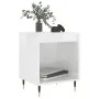 Glossy white engineered wood bedside table 40x35x50 cm by vidaXL, Nightstands - Ref: Foro24-830704, Price: 36,29 €, Discount: %