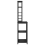 Estante de cocina Roble Negro 60 x 40 x 168 cm