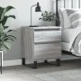 Bedside table made of gray Sonoma engineered wood, 40x35x50 cm. by vidaXL, Nightstands - Ref: Foro24-830696, Price: 55,41 €, ...