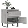Bedside table made of gray Sonoma engineered wood, 40x35x50 cm. by vidaXL, Nightstands - Ref: Foro24-830696, Price: 55,41 €, ...