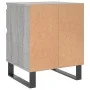 Bedside table made of gray Sonoma engineered wood, 40x35x50 cm. by vidaXL, Nightstands - Ref: Foro24-830696, Price: 55,41 €, ...