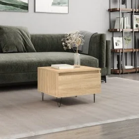 Couchtisch aus Sonoma-Eichenholzwerkstoff, 50 x 46 x 35 cm von vidaXL, Couchtisch - Ref: Foro24-830866, Preis: 38,18 €, Rabat...