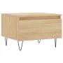 Mesa de centro madera de ingeniería roble Sonoma 50x46x35 cm de vidaXL, Mesas de centro - Ref: Foro24-830866, Precio: 38,16 €...