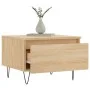 Mesa de centro madera de ingeniería roble Sonoma 50x46x35 cm de vidaXL, Mesas de centro - Ref: Foro24-830866, Precio: 38,16 €...