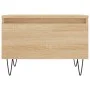 Mesa de centro madera de ingeniería roble Sonoma 50x46x35 cm de vidaXL, Mesas de centro - Ref: Foro24-830866, Precio: 38,16 €...