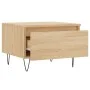 Mesa de centro madera de ingeniería roble Sonoma 50x46x35 cm de vidaXL, Mesas de centro - Ref: Foro24-830866, Precio: 38,16 €...