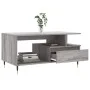 Sonoma graues Sperrholz Couchtisch 90x49x45 cm von vidaXL, Couchtisch - Ref: Foro24-831018, Preis: 66,03 €, Rabatt: %