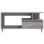Gray Sonoma plywood coffee table 90x49x45 cm by vidaXL, Coffee table - Ref: Foro24-831018, Price: 66,83 €, Discount: %