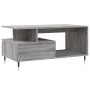 Sonoma graues Sperrholz Couchtisch 90x49x45 cm von vidaXL, Couchtisch - Ref: Foro24-831018, Preis: 66,03 €, Rabatt: %