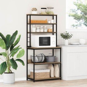 Estante de cocina Roble artesanal 80 x 40 x 168 cm en Librerías y estanterías | Comprar online en Foro24