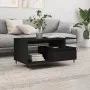 Mesa de centro madera contrachapada negro 90x49x45 cm de vidaXL, Mesas de centro - Ref: Foro24-831013, Precio: 67,03 €, Descu...