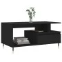 Mesa de centro madera contrachapada negro 90x49x45 cm de vidaXL, Mesas de centro - Ref: Foro24-831013, Precio: 67,03 €, Descu...