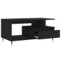Mesa de centro madera contrachapada negro 90x49x45 cm de vidaXL, Mesas de centro - Ref: Foro24-831013, Precio: 67,83 €, Descu...