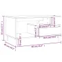 Mesa de centro madera contrachapada negro 90x49x45 cm de vidaXL, Mesas de centro - Ref: Foro24-831013, Precio: 67,03 €, Descu...