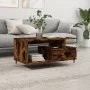 Smoked oak plywood coffee table 90x49x45 cm by vidaXL, Coffee table - Ref: Foro24-831017, Price: 64,24 €, Discount: %