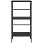 Estante de libros Roble Negro 40 x 29,5 x 81 cm