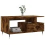 Smoked oak plywood coffee table 90x49x45 cm by vidaXL, Coffee table - Ref: Foro24-831017, Price: 64,24 €, Discount: %