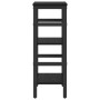 Estante de libros Roble Negro 40 x 29,5 x 81 cm